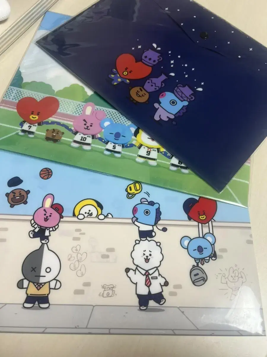 BT21 캐릭터 파일 포켓 폴더(홀더)